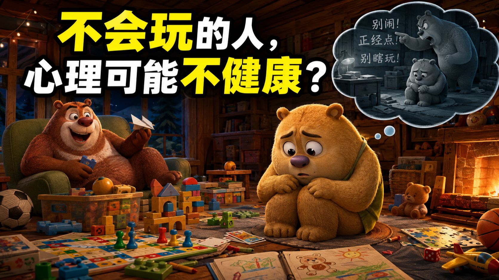不会玩的人，心理可能不健康？