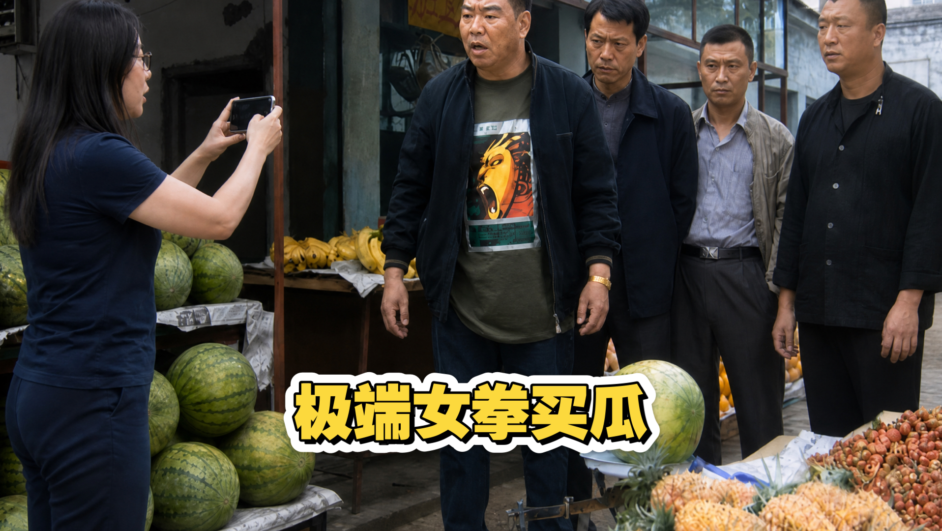 极端女拳买瓜（补档）