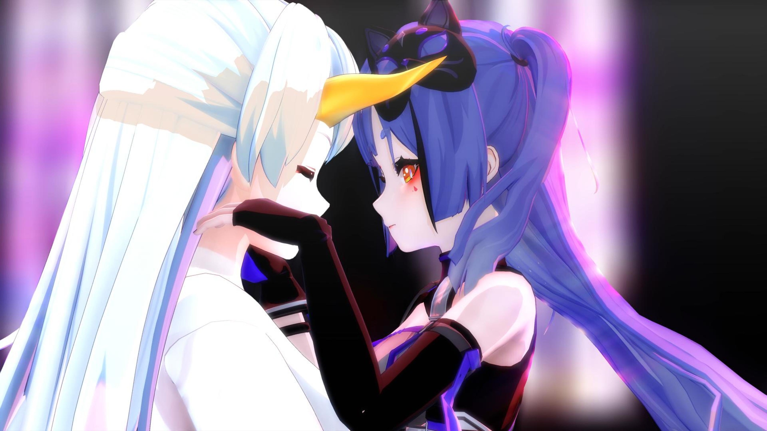 白发小女孩和紫发小女孩的危险派对【补档】